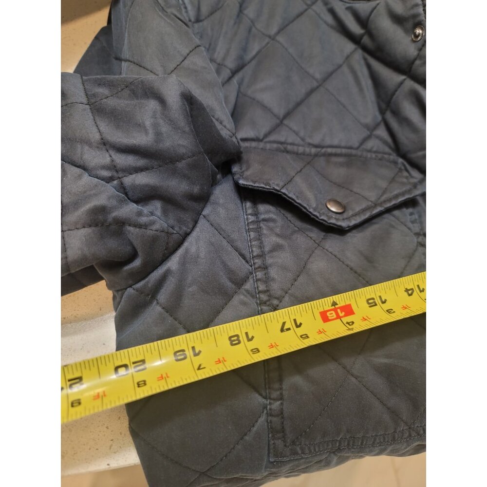 Johnnie-O Navy Blue Weldon Antique Cotton Quilted Jacket Sz S Small - Picture 6 of 7